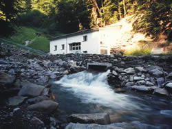 Maschinenhaus Kraftwerk Tobel, Mels